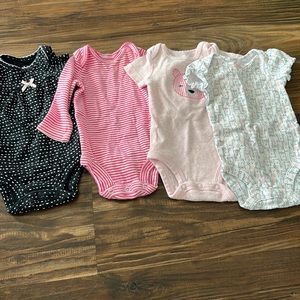 Newborn girl onesie bundle